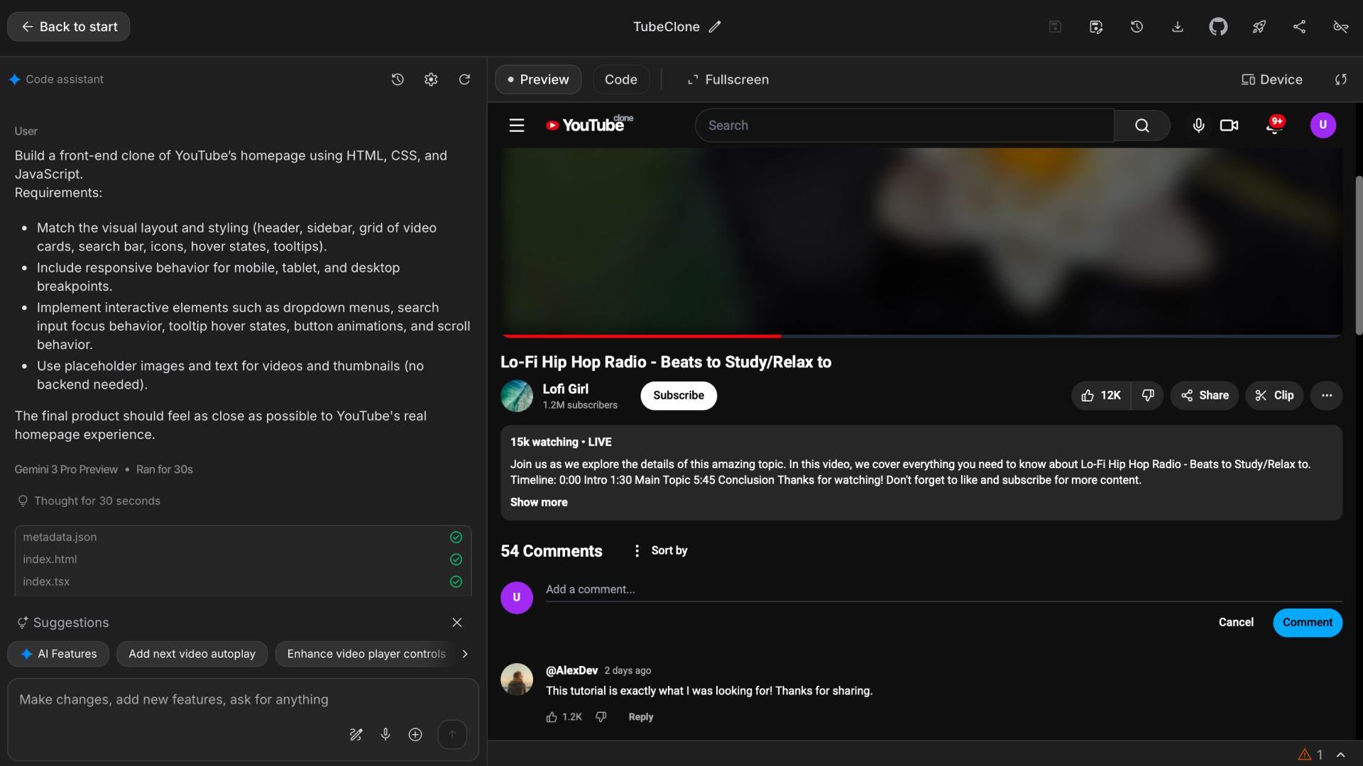Google AI Studio - інструмент для створення MVP