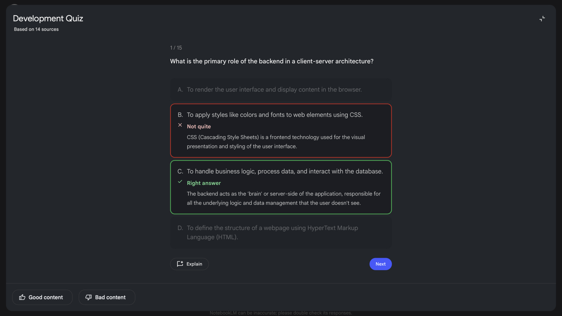 Приклад використання NotebookLM для навчання